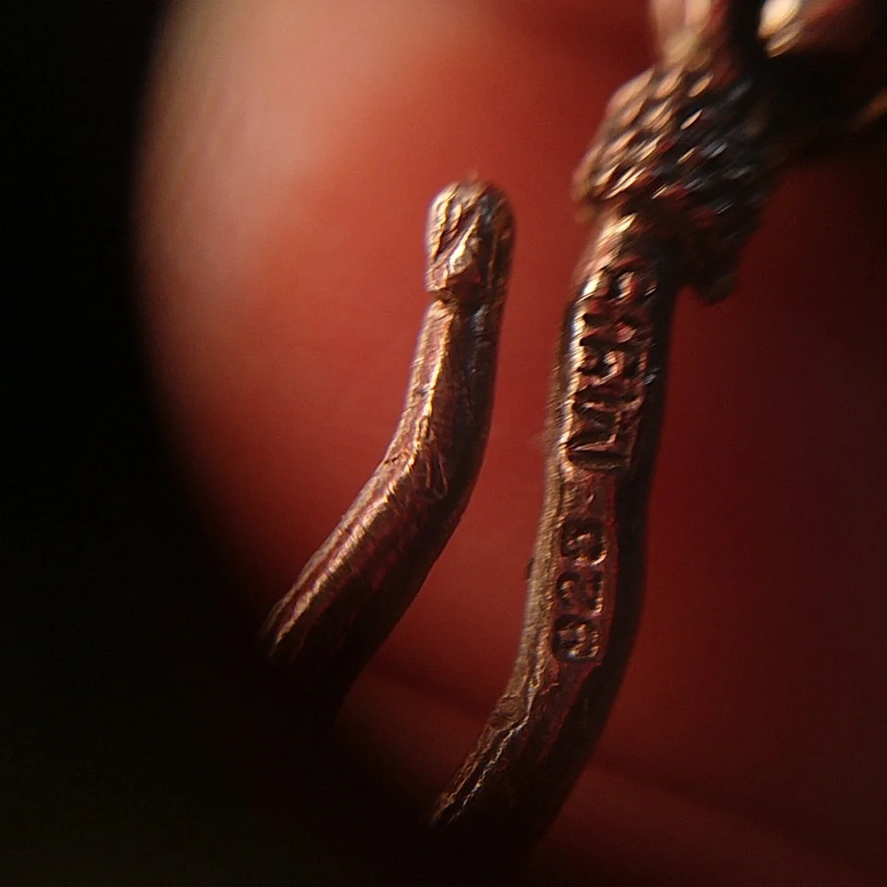 Vintage Bali style snake chain 925 sterling silver